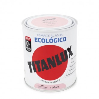 Esmalte ecol�gico satinado rosa 750ML TITANLUX