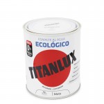 Esmalte ecológico satinado branco 750ML TITANLUX Esmalte ecológico satinado branco 750ML TITANLUX