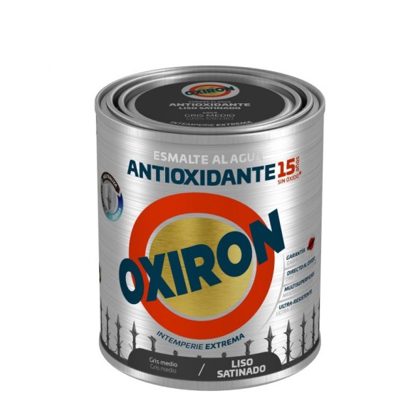 Esmalte direto ferr liso sat cz médio 750ML OXIRON Esmalte direto ferr liso sat cz médio 750ML OXIRON
