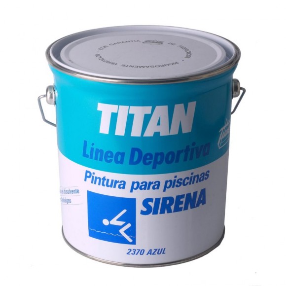Pintura Piscinas Sirene azul 10L TITAN Pintura Piscinas Sirene azul 10L TITAN