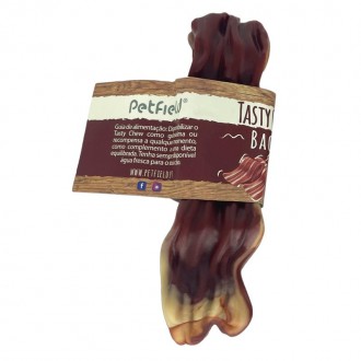 Snack Para Cão Tasty Chew Bacon Small PETFIELD Snack Para Cão Tasty Chew Bacon Small PETFIELD