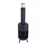 Braseiro Exterior preto 30X30X105cm Braseiro Exterior preto 30X30X105cm