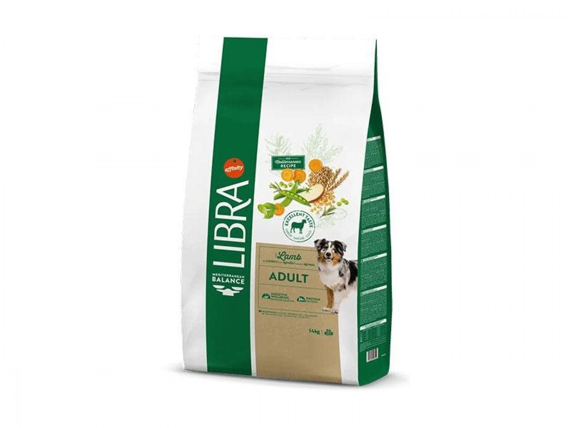 Alimento Seco Para Cão Adulto Cordeiro 14 KG LIBRA