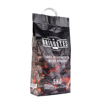 Saco Carv�o Briquetas +/- 5KG ECOBRASA