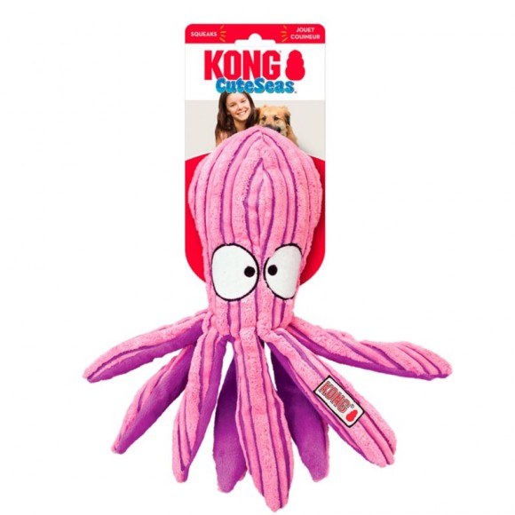 Brinquedo Para Cão Polvo Cuteseas S KONG Brinquedo Para Cão Polvo Cuteseas S KONG
