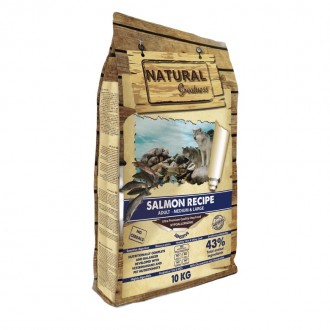 Alimento Seco C�o Salm�o 10 KG NATURAL GREATNESS