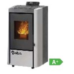 Salamandra pellets Capri 13KW BRANCA Salamandra pellets Capri 13KW BRANCA
