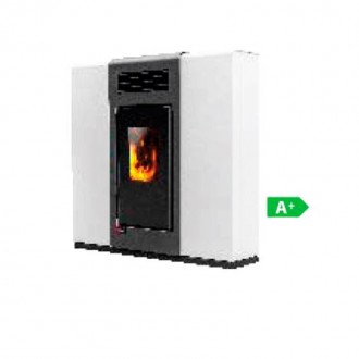 Salamandra pellets Bali 10KW Branco
