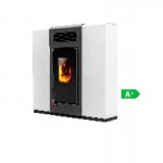 Salamandra pellets Bali 10KW Branco Salamandra pellets Bali 10KW Branco