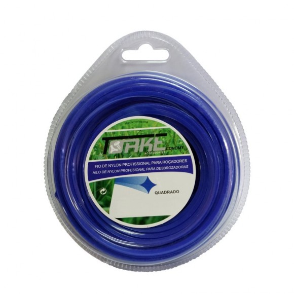 Fio Nylon Quadrado 4 MM X 32 M TORKE Fio Nylon Quadrado 4 MM X 32 M TORKE