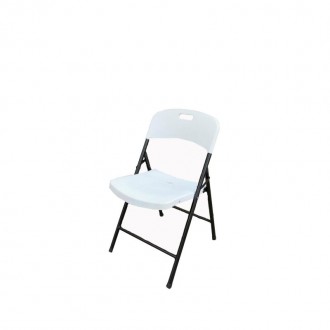 CADEIRA BRANCA DOBRÁVEL 46X52X79 CM CADEIRA BRANCA DOBRÁVEL 46X52X79 CM