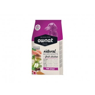 Alimento Seco Para Cão Adulto Mini 4 KG OWNAT Alimento Seco Para Cão Adulto Mini 4 KG OWNAT