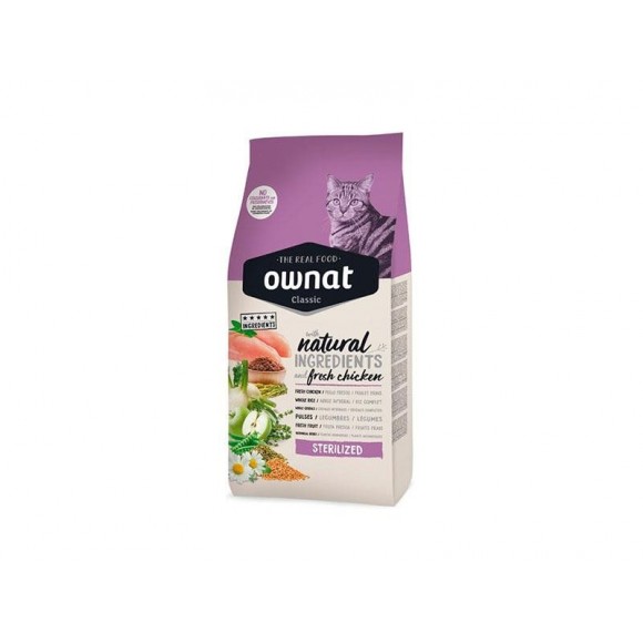 Alimento Gato Esterilizado Classic 1,5 KG OWNAT Alimento Gato Esterilizado Classic 1,5 KG OWNAT