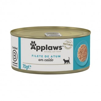 Alimento Húmido Gato Filetes Atum 70 G APPLAWS Alimento Húmido Gato Filetes Atum 70 G APPLAWS