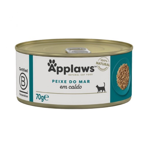 Alimento H�mido Para Gato Peixe Oceano 70 G APPLAW