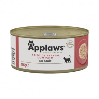 Alimento Húmido Gato Frango E Pato 156 G APPLAWS Alimento Húmido Gato Frango E Pato 156 G APPLAWS
