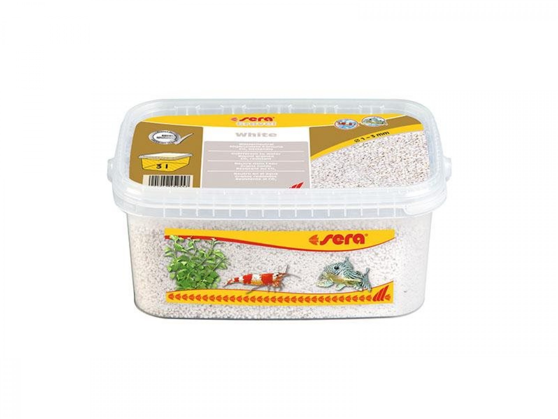 Areão Aquário Branco 1-3 MM 3 L SERA