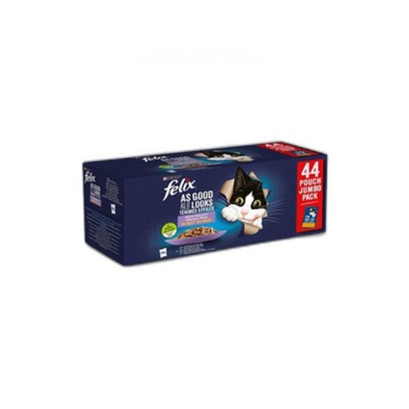 ALIMENTO HÚMIDO PARA GATO FANTASTIC MIX 44X85 G ALIMENTO HÚMIDO PARA GATO FANTASTIC MIX 44X85 G