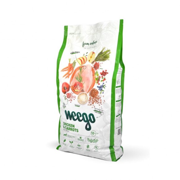 Alimento Seco Para C�o Frango E Cenoura 3KG WEEGO