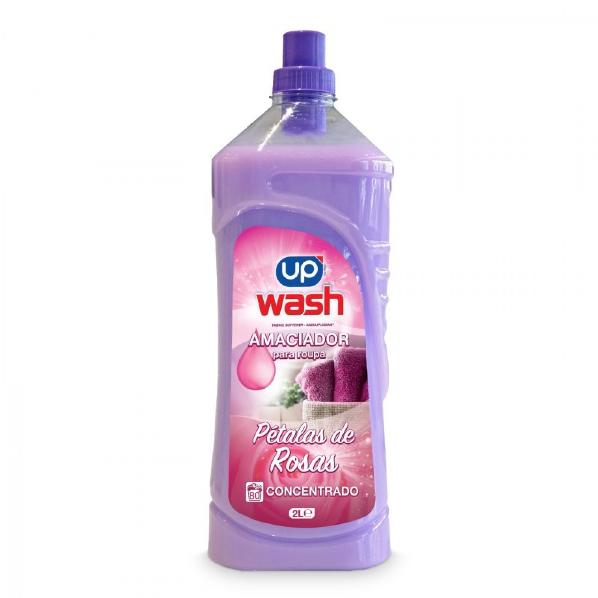 Amaciador Roupa Pétalas Rosa 80 Doses UP