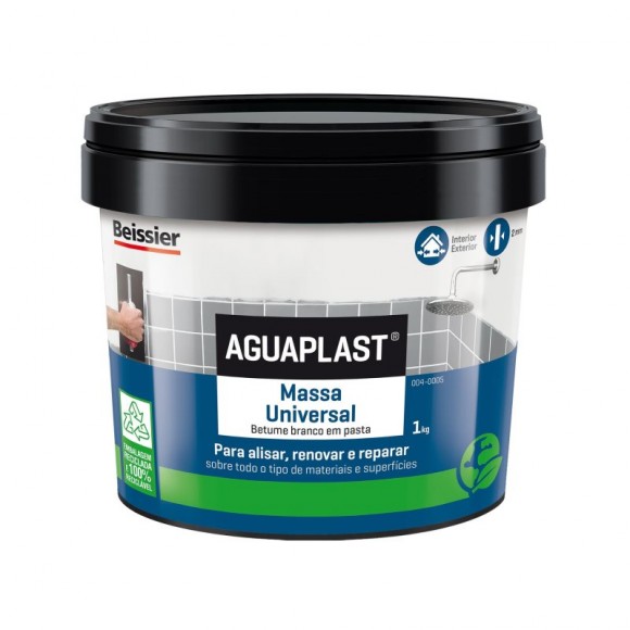 Massa em pasta Universal 1KG AGUAPLAST Massa em pasta Universal 1KG AGUAPLAST