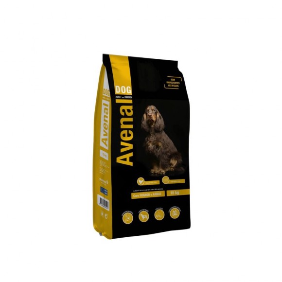 Alimento Seco Para C�o Frango E Arroz 15 KG AVENAL