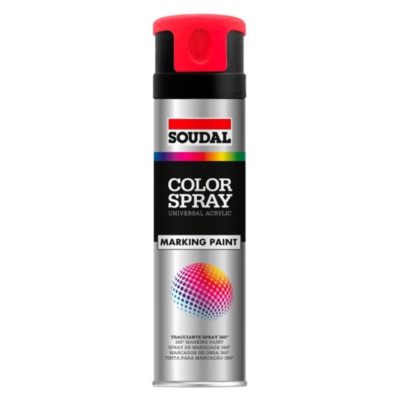Spray Pintura Marking Paint Branco 400 ML SOUDAL Spray Pintura Marking Paint Branco 400 ML SOUDAL