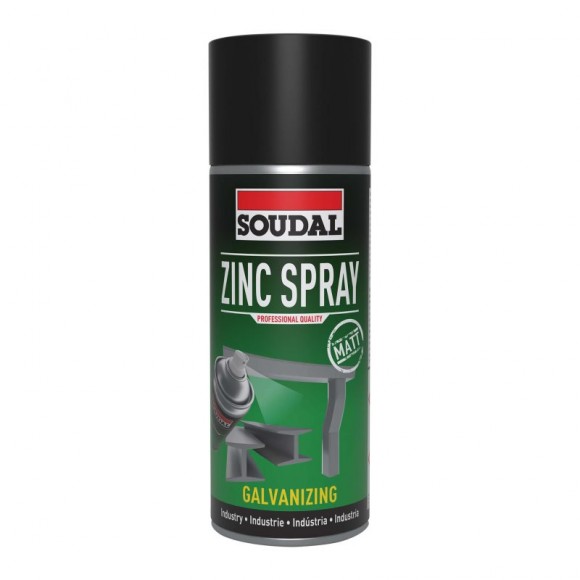 Srpray Zinco Mate Para Galvanizar 400 ML SOUDAL
