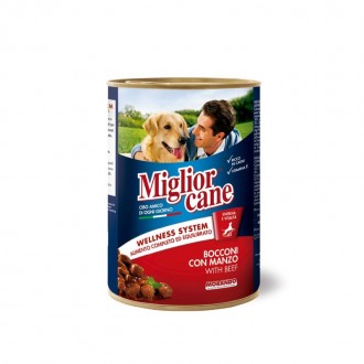 Alimento Húmido Cão Pedaços Vaca 405 G MIGLIORCANE Alimento Húmido Cão Pedaços Vaca 405 G MIGLIORCANE