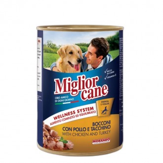 Al Húmido Cão Pedaçs Frango/Perú 405 G MIGLIORCANE Al Húmido Cão Pedaçs Frango/Perú 405 G MIGLIORCANE