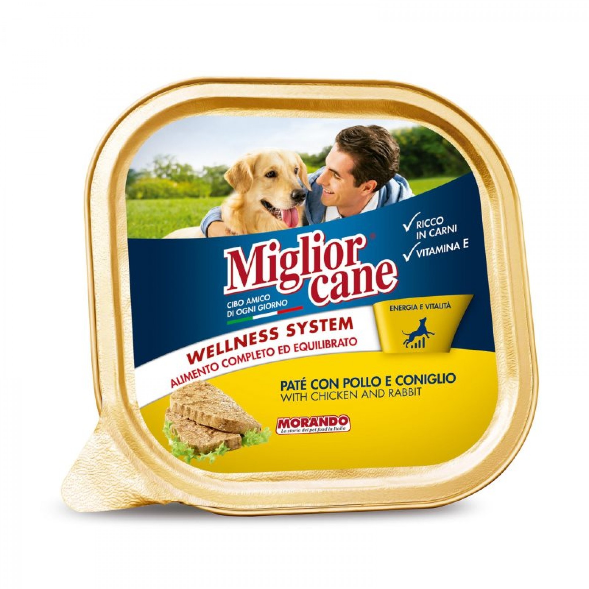 Aliment Húmido Cão Coelho/Frango 300 G MIGLIORCANE