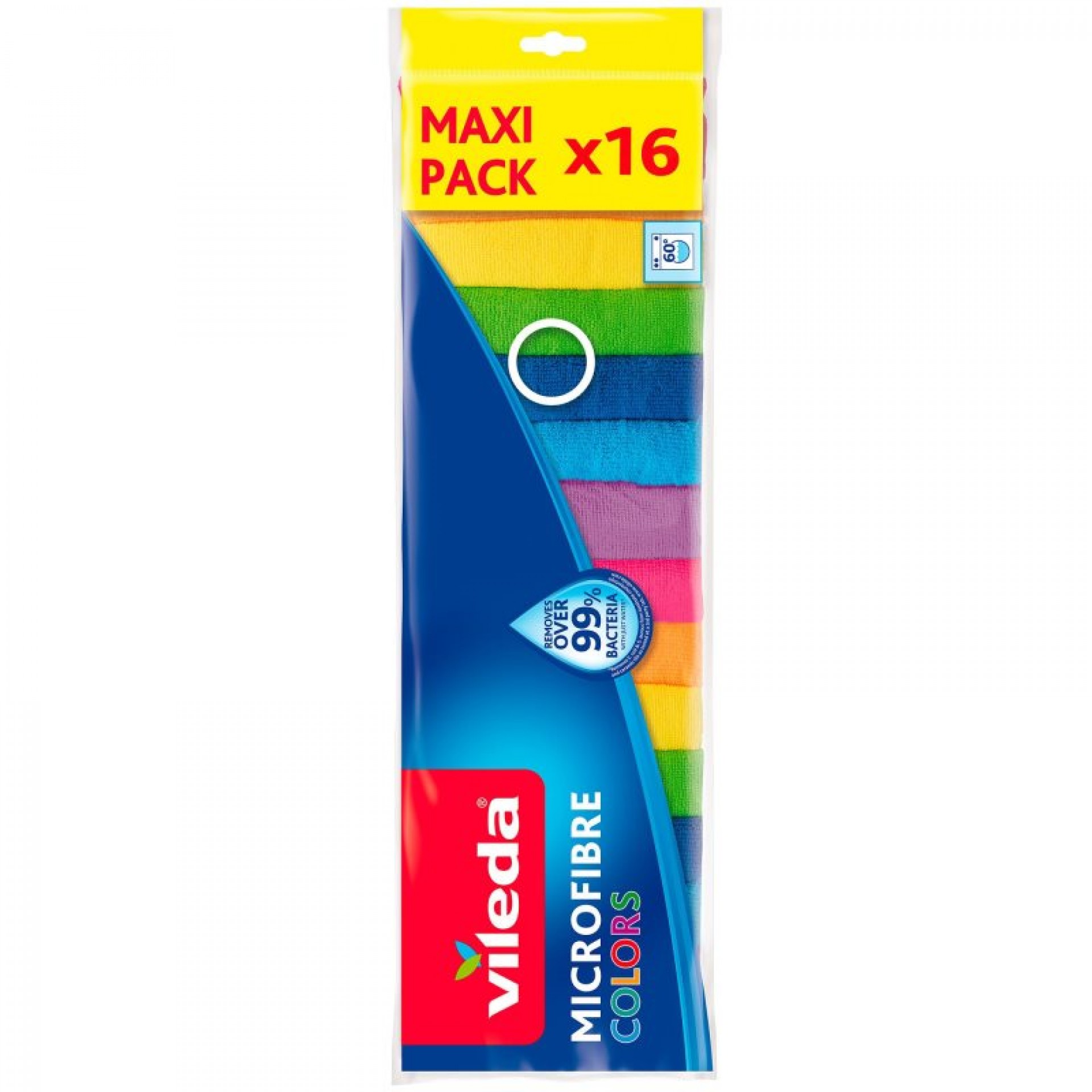 Conjunto Panos Microfibras Colour 16 UN VILEDA