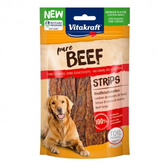 Snack Para Cão Filetes Vaca 80 G VITAKRAFT Snack Para Cão Filetes Vaca 80 G VITAKRAFT