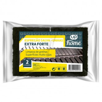Esfregão Fibra Preta Ultra Abrasivo 3 UN 500 G UP Esfregão Fibra Preta Ultra Abrasivo 3 UN 500 G UP