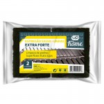 Esfregão Fibra Preta Ultra Abrasivo 3 UN 500 G UP Esfregão Fibra Preta Ultra Abrasivo 3 UN 500 G UP