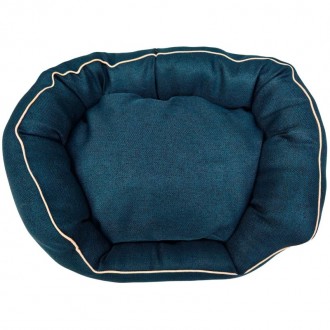 Cama Oval Azul 50X35 CM PETWAU Cama Oval Azul 50X35 CM PETWAU