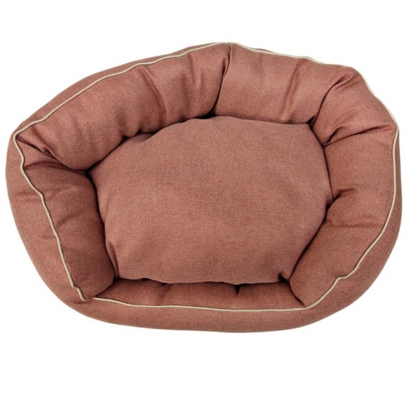 Cama Oval Rosa 65X45 CM PETWAU Cama Oval Rosa 65X45 CM PETWAU
