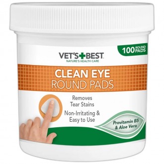 Toallitas Limpeza Olhos 100 UN VETS BEST Toallitas Limpeza Olhos 100 UN VETS BEST