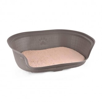 Cama P/Cão Oval Moca Cama P/Cão Oval Moca