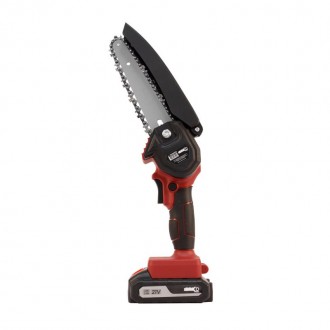 Mini Motosserra A Bateria 2Ah 21V 230W BRICOFERR Mini Motosserra A Bateria 2Ah 21V 230W BRICOFERR