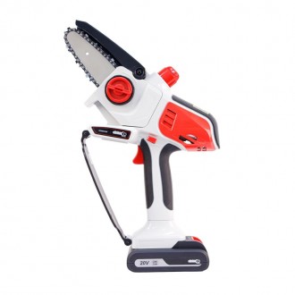 Mini Motosserra A Bateria 2Ah 20V 570W BRICOFERR Mini Motosserra A Bateria 2Ah 20V 570W BRICOFERR