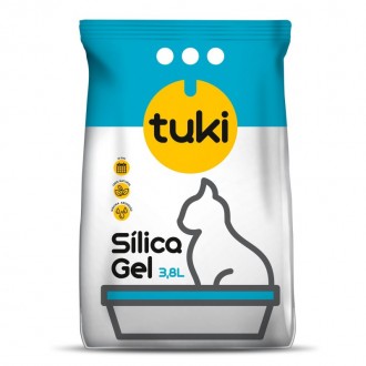 Silica Para Gato 3,8 L TUKI Silica Para Gato 3,8 L TUKI