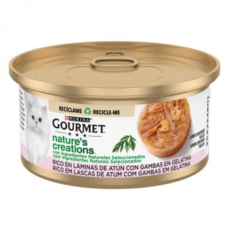 Alimento H�mid Gat Lascas Atum 70 G GOURMET NATURE