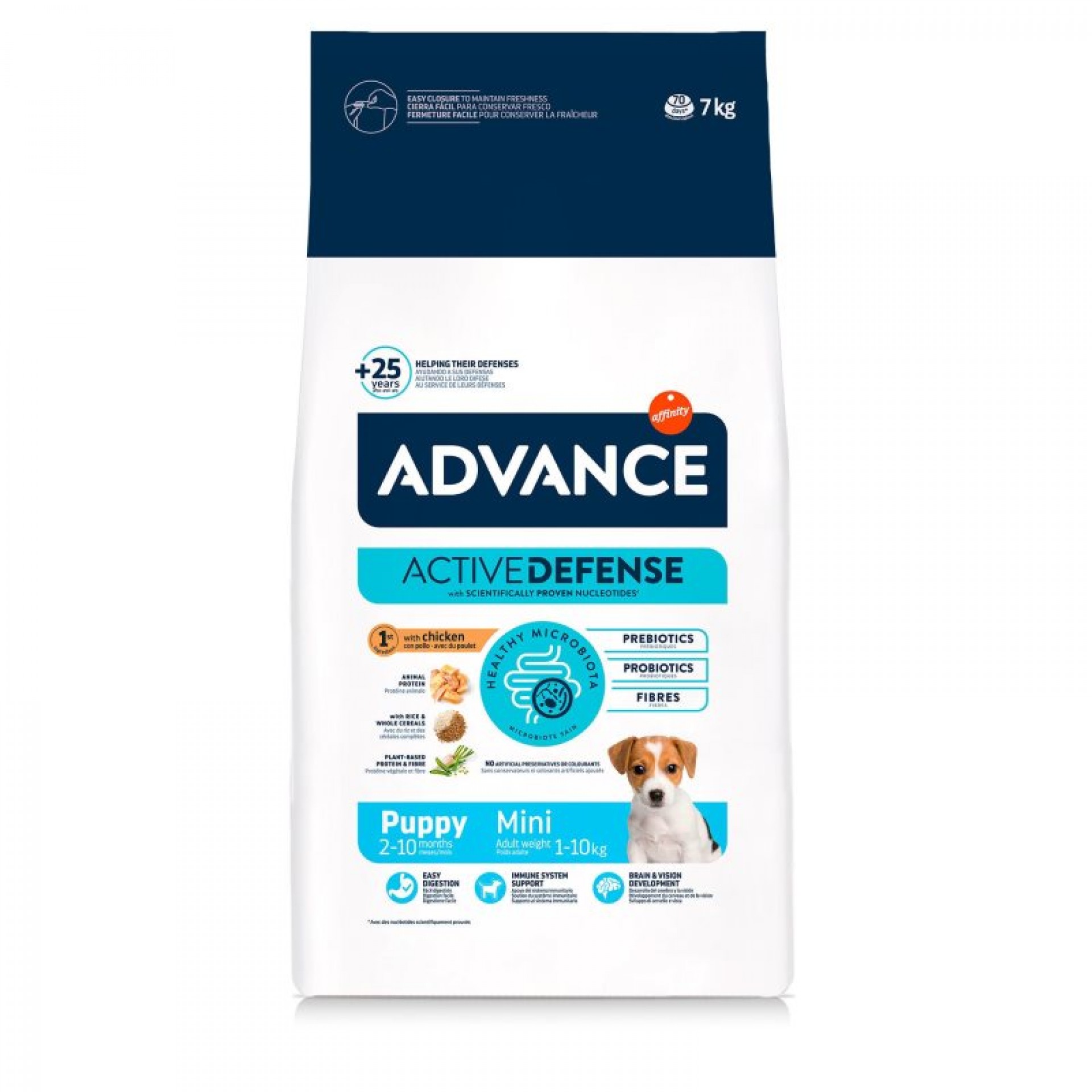 Alimento Seco Cachorro Mini Frango 7 KG ADVANCE
