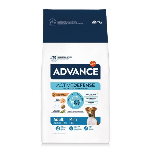 Alimento Seco Cão Mini Adulto Frango 7 KG ADVANCE Alimento Seco Cão Mini Adulto Frango 7 KG ADVANCE