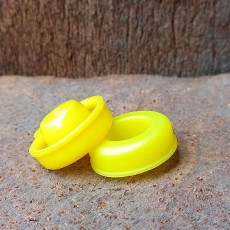 Cápsulas Garrafa Amarelo 100 UN Cápsulas Garrafa Amarelo 100 UN