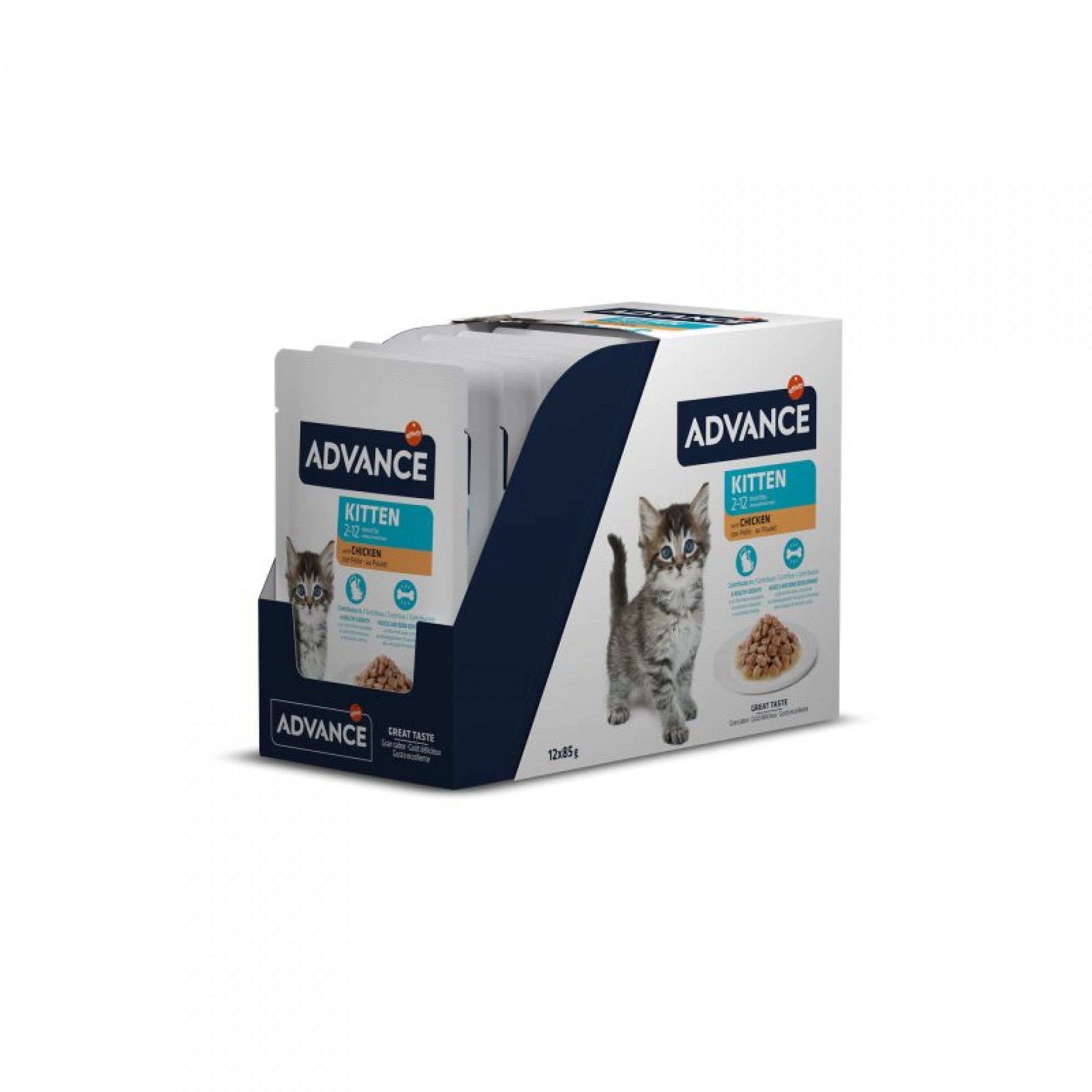 Alimento Húmido Gato Kitten Frango 85 G ADVANCE