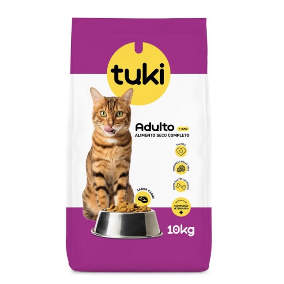 Alimento Seco Para Gato 10 KG TUKI Alimento Seco Para Gato 10 KG TUKI