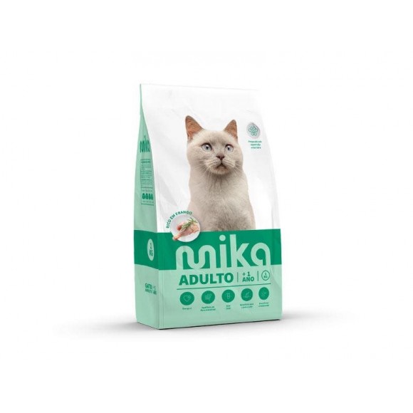 Alimento Seco Para Gato Adulto Carne 2 KG MIKA Alimento Seco Para Gato Adulto Carne 2 KG MIKA