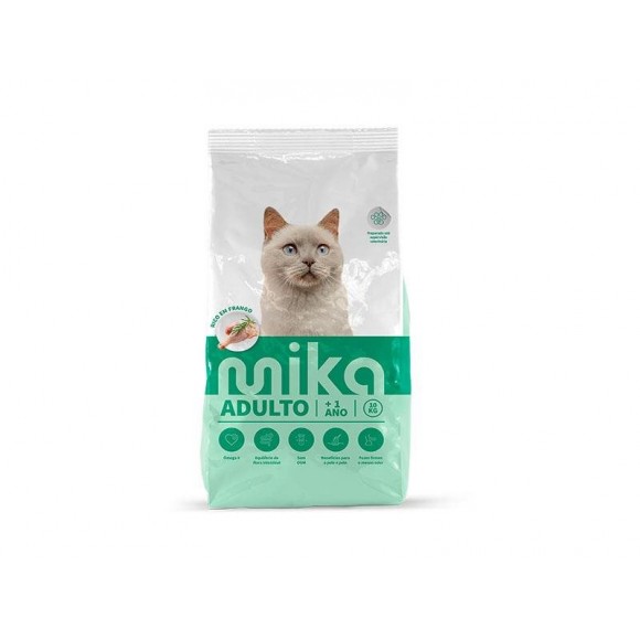 Alimento Seco Para Gato Adulto Carne 10 KG MIKA